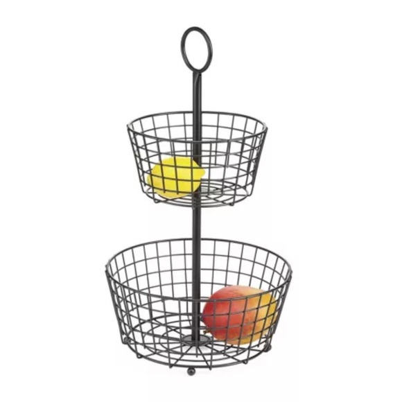 Un-Branded Other - 2-TIER FRUIT & VEGGIE BASKET | EUC